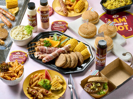 Kinder Barbecue arrangement 